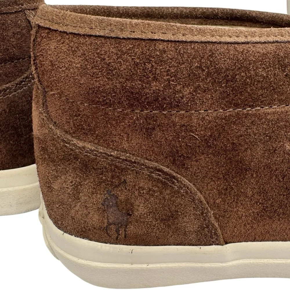 Polo Ralph Lauren Keaton Brown Suede Chukka Sneakers Men’s Size 9.5